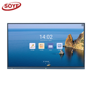 Chất Lượng Cao 65 Inch Bảng Điều Chỉnh Kích Thước 4K Thông Minh Điện Tử Kỹ Thuật Số Tương Tác Giáo Dục Hiển Thị Phụ Kiện Bảng Trắng Tương Tác - Product Image 1