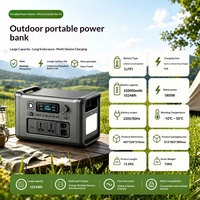 Batterie LiFePO4 grande capacité - Alimentation portable haute puissance pour camping-car et extérieur, charge sans fil, écran LED, protection BMS