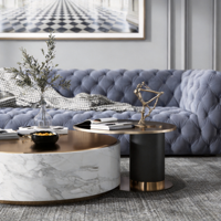 Ensemble de canapés de salon en cuir véritable scandinave, grand rangement, résistant aux rayures, pour maison moderne, hôtel, villa