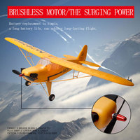 HYUE Nouveau Avion RC FX9703 5 Canaux J3 Télécommandé Envergure 680mm Moteur Brushless Système 3D6G Planeur Jouet Avion 2.4G