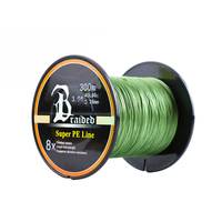 Fil de pêche tressé 500m X8 25-135lb Flottant Durable Haute résistance pour la pêche en rivière et en mer Gris Vert Jaune