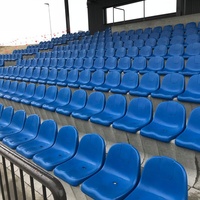 Siège fixe monobloc en PP, chaise de stade en plastique Sillas Estadio pour sièges de tribune ZS-ZKBB-P
