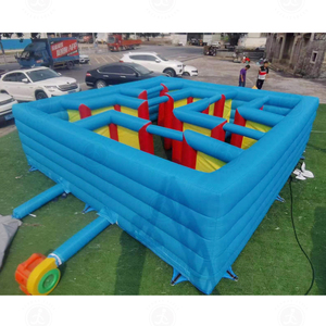 Vente flash : Grand labyrinthe gonflable d'extérieur pour Halloween, maison hantée, effrayant, pour location commerciale - Product Image 2