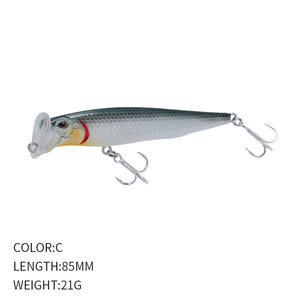 Leurres de pêche en surface pour ménés, appâts artificiels pour poissons, 85mm, 21g, plastique ABS, leurre coulant - Product Image 5