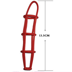 Silikonnetz-Penis-Hülle Vagina-Simulator Penisverlängerung und -Verdickung Verzögerungs-Sleeve Höhepunkt-Kondom für Sexuelle Erwachsenen-Männer - Product Image 5