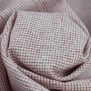 Stock <span class=keywords><strong>tessuto</strong></span> a quadri tinto in filo di cotone lino rosa <span class=keywords><strong>per</strong></span> gonna camicia abito lino e OCS europei - Product Image 6