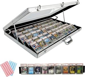 Espositore Professionale per Carte Grandi (5 Barre Riser per Carte, Asta di Supporto Integrata e 80 Adesivi) Vetrina da Tavolo per Fiere - Product Image 1