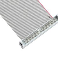 Cable IDE de 40 pines y 80 hilos con paso de 2.54 mm, cable plano IDC ATA de 18 pulgadas, macho a hembra, para transmisión de datos de disco duro