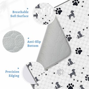 18 "X 24" Extra Grote Wasbare Plas Voor Honden Super Absorberende Hondentrainingspads Antislip Waterdichte Trainingspads Voor Huisdieren - Product Image 2