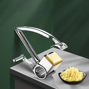 La râpe à fromage rotative multifonctionnelle créative de deuxième génération en acier inoxydable, à manivelle - Product Image 1