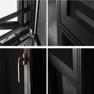Fenêtres à battant en verre en aluminium isolées à <span class=keywords><strong>double</strong></span> <span class=keywords><strong>vitrage</strong></span> insonorisées Design Impact Efficacité énergétique Fenêtre en aluminium - Product Image 4