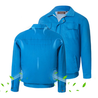 Reversible Übergrößen-Outdoor-Kühljacke mit Reißverschluss, Luftzufuhr-Kühlkleidung für Gefriertruhen, Klimaanlagen-Kleidung