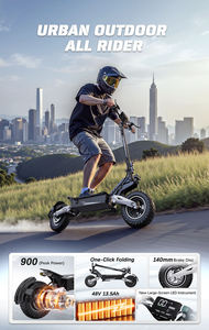 Scooter Eléctrico Plegable Todoterreno T10 OOTD Barato de Almacén en EE. UU., Trotinette Electrique, Skateboard Eléctrico para Adultos - Product Image 3