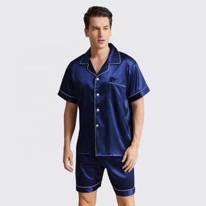 Set da <span class=keywords><strong>uomo</strong></span> estivo a casa <span class=keywords><strong>pigiama</strong></span> sottile da <span class=keywords><strong>uomo</strong></span> abbigliamento da notte largo per la casa <span class=keywords><strong>pigiama</strong></span> Set all'ingrosso - Product Image 1