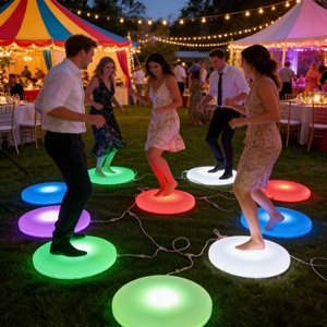 Luz LED de Matriz para Pista de Baile, Activa, Sensible a la Presión, Interactiva, Color Blanco Cálido, IP65, DMX512, 16 Colores, Regulable, para Jardín - Product Image 5