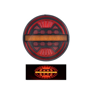 Suministro de fábrica, nuevas piezas de remolque de camión de 24V, lente transparente, 12LED, luces de hamburguesa para agua corriente, luces laterales y anchas para camión - Product Image 3