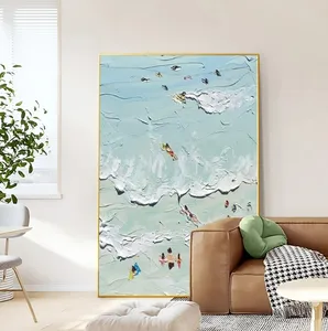 Praia Pintura a óleo A Praia Alegrias Pintura Natureza morta Pinturas para Sala Wall Decor