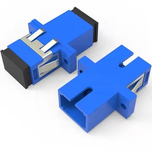 Ba chiều buộc chặt Shrapnel <span class=keywords><strong>SC</strong></span> Bộ chuyển đổi sợi lõi kép với nắp bụi vỏ sò có sẵn trong màu sắc tùy chỉnh - Product Image 5