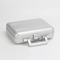 Caja de Herramientas Portátil de Aluminio para Almacenamiento Seguro de Equipos, Estuche para Instrumentos, Caja de Alimentación Móvil para Cámaras, Micrófonos, Gafas