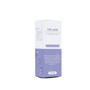 Bandelettes de test d'acide urique, <span class=keywords><strong>kit</strong></span> de détection d'acide urique dans l'urine pour la surveillance de la goutte et de l'hyperuricémie, 30 bandelettes/flacon - Product Image 2