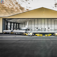Bâtiments Préfabriqués Économiques Entrepôt à Structure en Acier Cadre Métallique Hangar d'Avions Aérogare Abri Bâtiments en Acier Léger