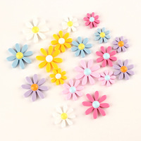 17/22/27mm ecologici resina margherita fiore Cabochon Flatback Scrapbooking artigianato per i centri di arco per capelli fai da te decorazione