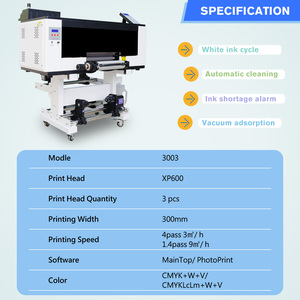 Roll to UV DTF Film Cup Bottle Mug A3 30cm 300mm Printer <b>Machine</b> Sticker <b>Printing</b> for Small Business - Product Image 2