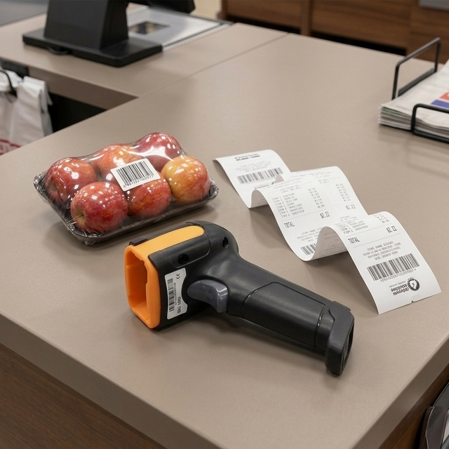 Handheld Wired QR Code Reader Barcode Code Scanner Logistic Department Data Input 2D Code Barcode Scanner