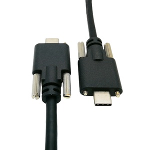 Cable de visión artificial para <span class=keywords><strong>c</strong></span>ámara industrial Cable <span class=keywords><strong>USB</strong></span> 3,2 tipo <span class=keywords><strong>C</strong></span> a tipo <span class=keywords><strong>C</strong></span> con bloqueo de tornillo doble - Product Image 3