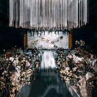 Tapis miroir décoratif de luxe LEXI en PVC de haute qualité pour usage intérieur/extérieur, taille personnalisable, décoration de mariage, livraison rapide