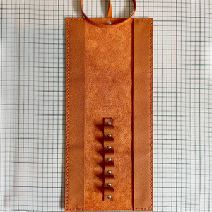 DIY Leather Knife Storage Bag, Leather Scraper Tool Bag, Edge Trimmer Storage Bag for Handmade Leather Goods - Product Image 2