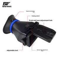 Camera Viewfinder Eyecup Screen Magnifier for Mirrorless DSLR Cameras Universal 3-inch to 3.2-inch HD LCD Display ABS Material