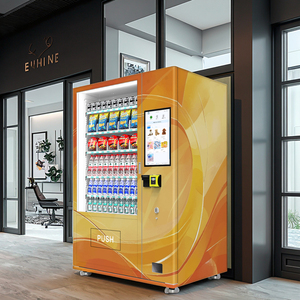 Distributeur automatique commercial avec écran tactile de 22 pouces, réfrigération, capacité de 600 à 800, options de paiement multiples, ascenseur pour articles fragiles - Product Image 3
