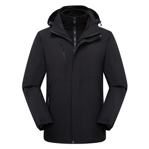 Sports <b>Windbreaker</b> New Men's, Jacket Canvas Fleece Wind Breaker Waterproof Hiking Plus Size Men's Jacket For Winter/ - Product Image 3