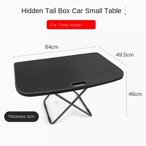 <span class=keywords><strong>Table</strong></span> <span class=keywords><strong>pliante</strong></span> portable pour coffre de voiture Tesla Model 3, idéale pour le <span class=keywords><strong>camping</strong></span> et les pique-niques - Product Image 5