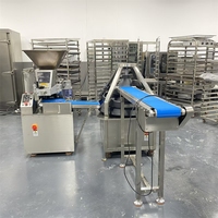 Machine de division et de roulage automatique de pâte à découpe continue 100~600g pour boulangeries industrielles, équipement de boulangerie à convoyeur