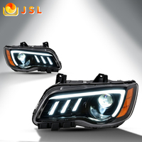 Pour Chrysler 300 300 C 2011-2023, phare à diode lumineuse DRL, phare à diode lumineuse noir, projecteur multicolore