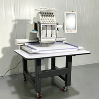 Machines à broder en chenille, machine à broder industrielle avec réglage de la hauteur du tissu pour tissu éponge