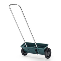 Semoir-épandeur manuel de jardin 12L avec débit réglable pour engrais de pelouse, graines d'herbe et dégivreur, vente en gros OEM