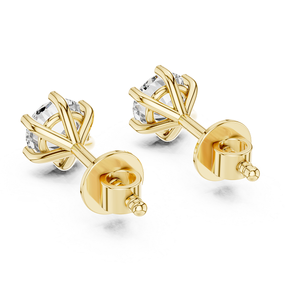 Pendientes de Diamantes Cultivados en Laboratorio para Mujer, en Oro, Diseño de Lujo, Brillantes, para Bodas y Fiestas, Joyería Fina - Product Image 4
