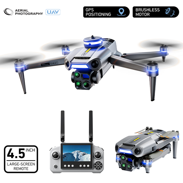 Hot Sale P51 1080P HD Camera Portable GPS Drone RC Quadcopter with Obstacle Avoidance and 5G WiFi FPV Real Time Transmission
