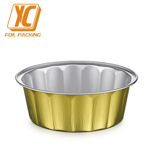 Xc Y37 lò vi sóng Aluminum foil hộp đựng thức ăn nướng sử dụng khay cá nhân dùng một lần bao bì thực phẩm có nắp đậy - Product Image 5