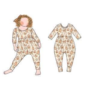 <strong>Girls</strong>' Christmas Long Sleeves Baby <strong>Clothes</strong> <strong>Toddler</strong> Infant Romper Loose Pants Little <strong>Girl</strong> Plus Size One Piece Pleasure Set - Product Image 5