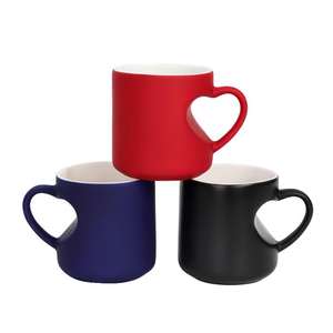 11oz foto personalizada Cambio <span class=keywords><strong>de</strong></span> color Café Sensible al calor Cambio Mágico Cerámica Regalo <span class=keywords><strong>de</strong></span> San Valentín <span class=keywords><strong>Amor</strong></span> Corazón HandleSublimation taza - Product Image 2