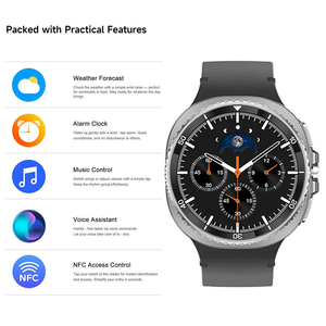 Orologio 2025 8 classico HD8c Smart Watch Map uomo <span class=keywords><strong>Galaxy</strong></span> NFC GPS Tracker HD BT Call 3ATM impermeabile Smart Watch Women - Product Image 2