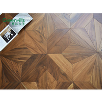 Parquet en acacia à petites feuilles de haute qualité, nouveau design, parquet en bois d'acacia contrecollé