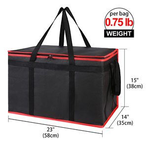 Bolsa Térmica Reutilizable Personalizada, de Tela No Tejida, Suave, para Compras, Comida, Picnic, Entrega de Alimentos, con Aislamiento Térmico - Product Image 2