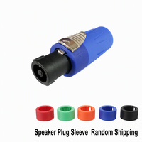 Connecteur Speakon étanche 4 broches ABCCABLS T302W avec bornes à vis pour câble de haut-parleur de scène