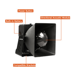 Altavoz Ligero para Drones, 149dB Pico SPL, Alcance de 891m, Dispositivo Acústico de Largo Alcance para Operaciones de Seguridad Pública - Product Image 4