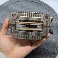 Jeu de pinces de frein avant et arrière pour moto de course GARRI'S GP4 Monoblock 100 mm